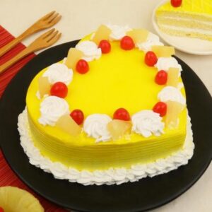 Heart Panneaple Cake